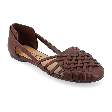 Journee Collection Womens Ekko Slip-On Shoe, 12 Medium, Brown