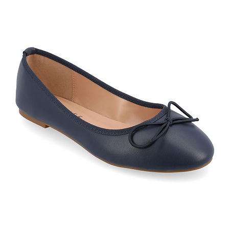 Journee Collection Womens Vika Ballet Flats, 7 Medium, Blue