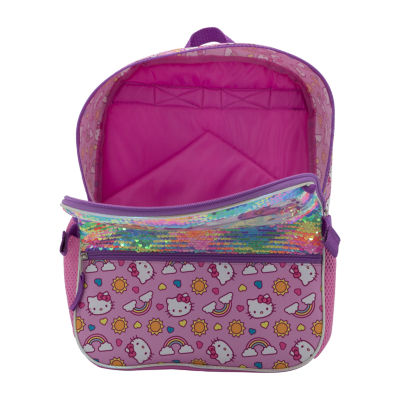 Licensed 5 Piece Hello Kitty Sunshine Backpack Set with Lunch Bag
