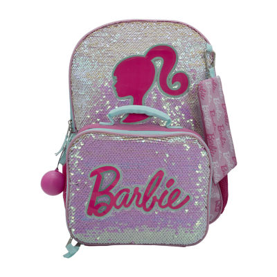 Accessory Innovations Licensed 5 Piece Forever Barbie Backpack Set with Lunch Bag