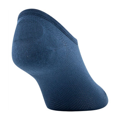 Peds Mid Cut Womens Breathable Multi-Pack 4 Pair Liner Socks