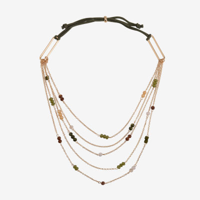 Mixit Gold Tone Gold Tone Strand Necklace