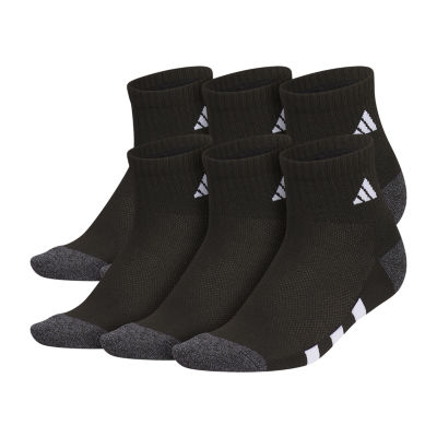 adidas 6 Pair Quarter Ankle Socks Boys