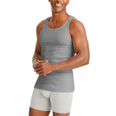 Hanes Comfortsoft Mens 4 Pack Tank