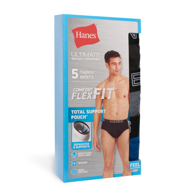 Hanes Comfort Flex Fit Total Support Pouch 5 Pack Briefs