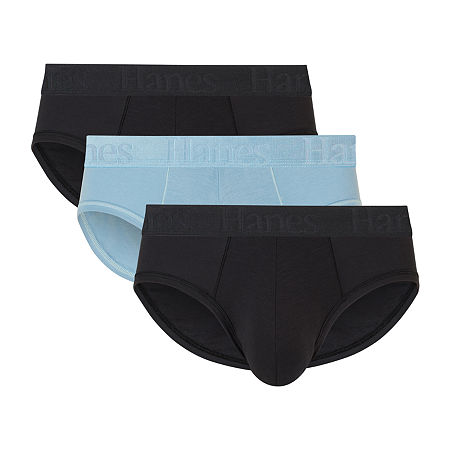 Hanes Originals Supersoft 3 Pack Briefs, X-large, Blue