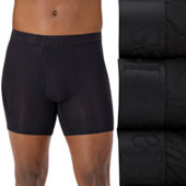 Jockey Chafe Proof Pouch Cotton Mens 3 Pack Long Leg Boxer Briefs