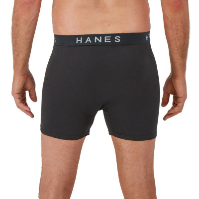 Hanes Ultimate Comfort Blend Mens 4 Pack Boxer Briefs