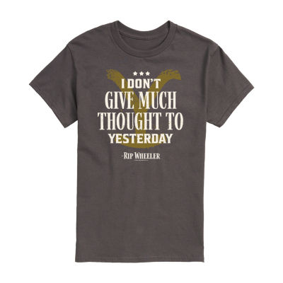 Mens Short Sleeve Yellowstone Graphic T-Shirt
