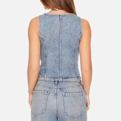 Forever 21 Juniors Denim Womens Vest