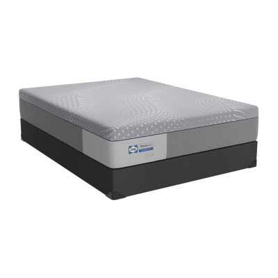 Sealy Posturepedic Lacey 13.25" Hybrid Plush Tight Top - Mattress + Box Spring