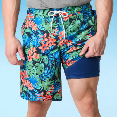 St. John's Bay Big and Tall Floral Board Shorts