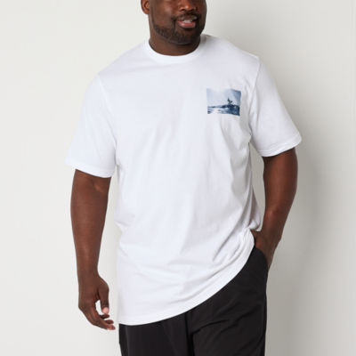 Xersion Xtreme Mens Crew Neck Short Sleeve T-Shirt Big and Tall