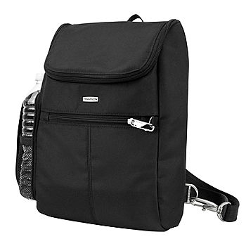 Travelon Anti-Theft Classic Small Convertible Backpack, Color: Black -  JCPenney