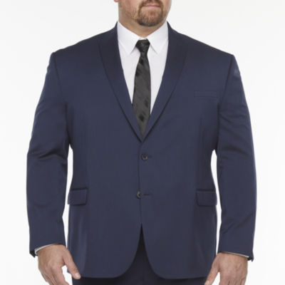 JF J.Ferrar Mens Stretch Fabric Classic Fit Suit Jacket-Big and Tall