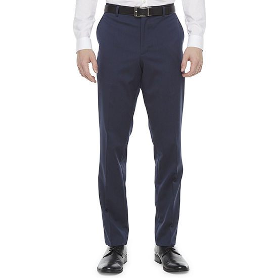 JF J.Ferrar Mens Stretch Fabric Regular Fit Suit Pants - Slim