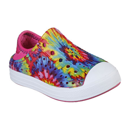  Slip-on Shoes - Skechers Toddler Girls Foamies Guzman Steps Color Hype Slip-On Shoe