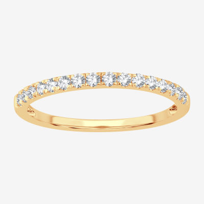 H-I / Si1-Si2) 1/ CT. T.W. Lab Grown White Diamond 10K Gold Wedding Band