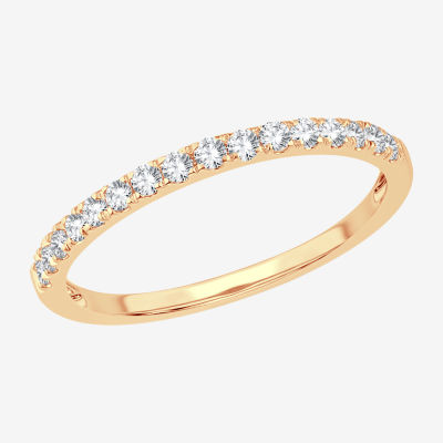 H-I / Si1-Si2) 1/ CT. T.W. Lab Grown White Diamond 10K Gold Wedding Band