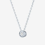 Diamond Addiction Womens 2-pc. Diamond Accent Genuine White Diamond Sterling Silver Pendant Necklace Set