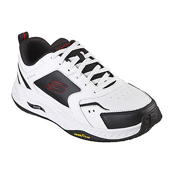 Skechers Arch Fit Multi Sport Mens Walking Shoes, Color: White Black JCPenney