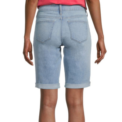 st john's bay denim shorts