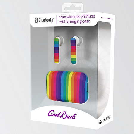 True Wireless Rainbow Long Stem Earbuds With Charging Case, One Size, Multiple Colors