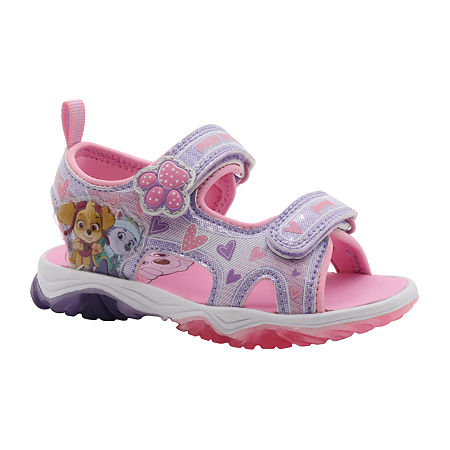  Nickelodeon Little & Big Girls Paw Patrol Strap Sandals