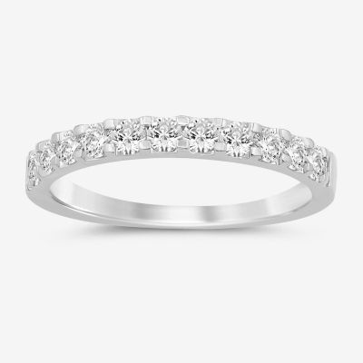 (I / Si2) 1/2 CT. T.W. Lab Grown White Diamond 14K Gold Wedding Band