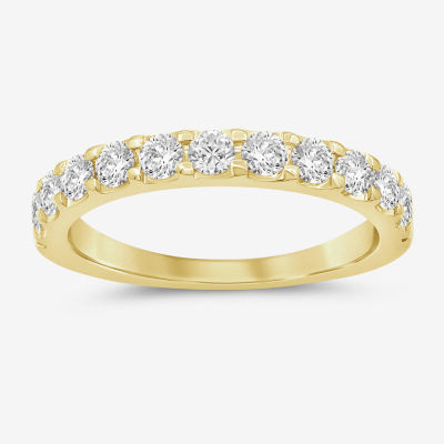 (I / Si2) 1 CT. T.W. Lab Grown White Diamond 14K Gold Wedding Band