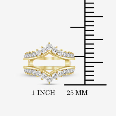 (I / Si2) Womens 1 CT. T.W. Lab Grown White Diamond 14K Gold Band