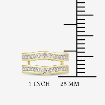 (I / Si2) Womens 1 CT. T.W. Lab Grown White Diamond 14K Gold Band
