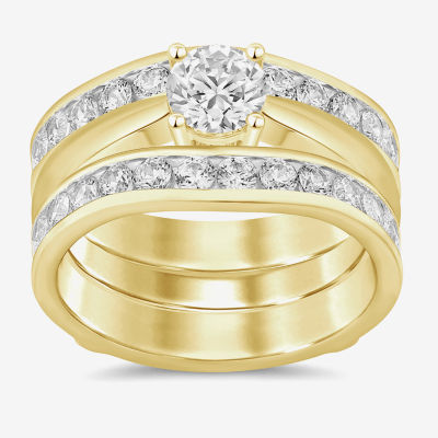 I / Si2) 1 CT. T.W. Lab Grown White Diamond 14K Gold Band