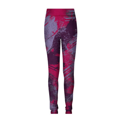 Umbro Big Girls Mid Rise Full Length Leggings