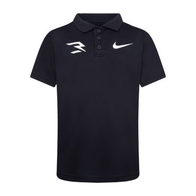 Nike 3BRAND by Russell Wilson Big Boys Short Sleeve Polo Shirt