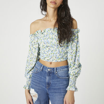 Jcpenney off shoulder on sale top