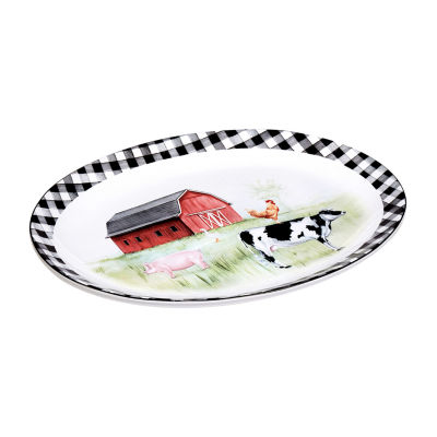 Certified International On The Farm Serving Platter