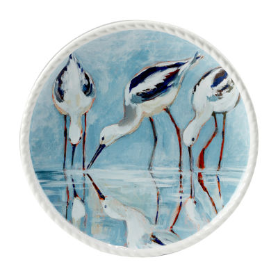 Certified International Shorebirds 4-pc. Earthenware Salad Plate