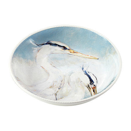 Certified International Shorebirds Serving Bowl, One Size, Blue