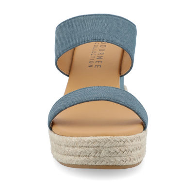 Journee Collection Womens Alissa Wedge Sandals