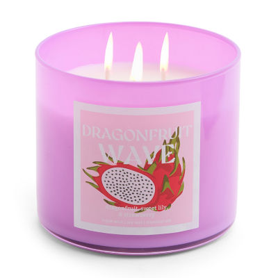 Distant Lands 14oz Dragonfruit Wave 3-Wick Scented Jar Candle