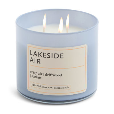 Distant Lands 14oz Lakeside Air 3-Wick Scented Jar Candle