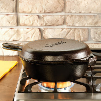 Lodge Cookware 3.2" Cast Iron Combo Cooker Set