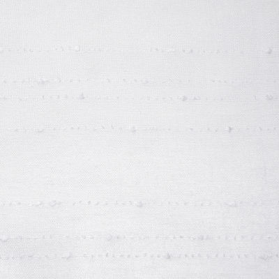 Clean Window Clean Window Textured Slub Stripe Rod Pocket Sheer Single Curtain Panel