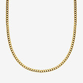 14K Yellow Gold 4.65 MM Curb Necklace 20"