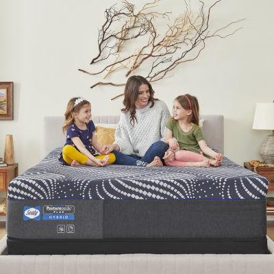 Sealy Posturpedic Plus High Point 14" Hybrid Firm Tight Top - Mattress + Box Spring