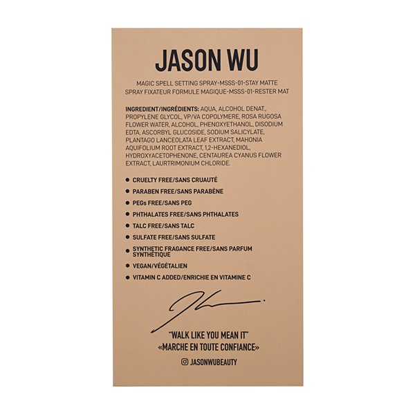 Jason Wu Beauty Magic Spell Setting Spray - Stay Matte