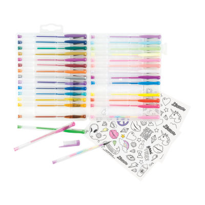 Three Cheers For Girls Gel Pen - 30 Piece Set 30-pc. Craft Kits