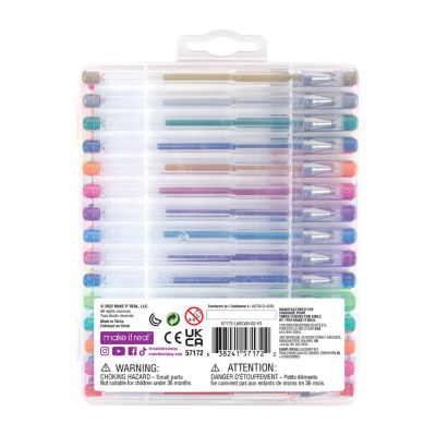 Three Cheers For Girls Gel Pen - 30 Piece Set 30-pc. Craft Kits