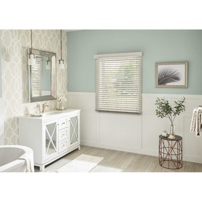 Bali 2" Custom Cordless Faux Wood Blinds